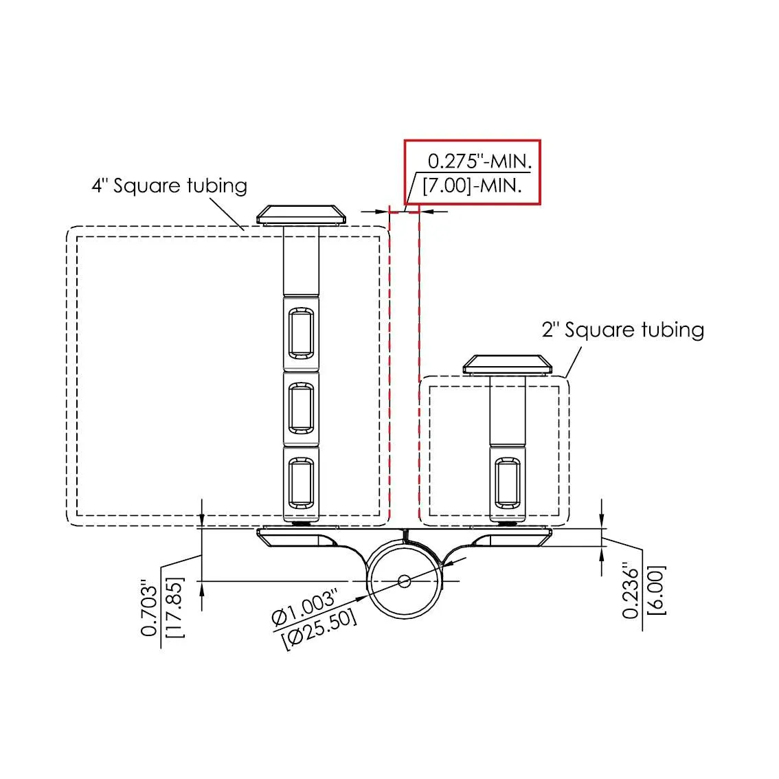 Heavy Duty Stainless Steel Marine Hinges | 6ft | K51P-316-B2 | 2 Pack