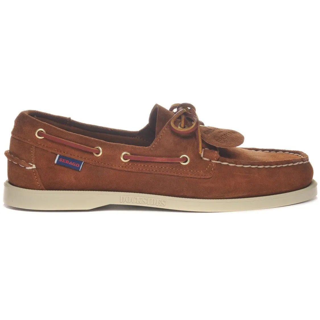 Italian Suede Moccasins With Hand-Stitched Detailing