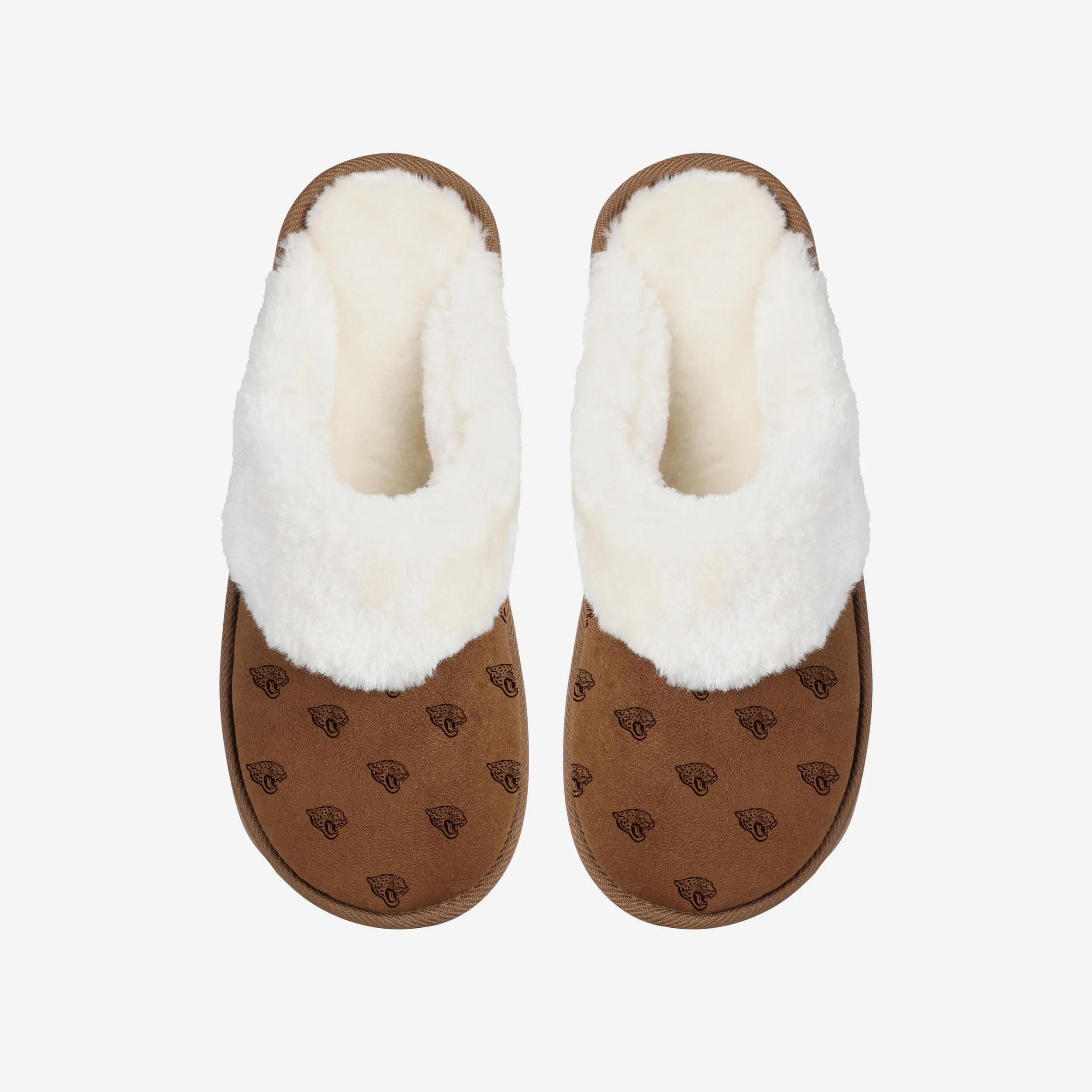 Jacksonville Jaguars Womens Repeat Logo Moccasin Slipper