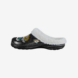 Jacksonville Jaguars Womens Sherpa Lined Glitter Clog