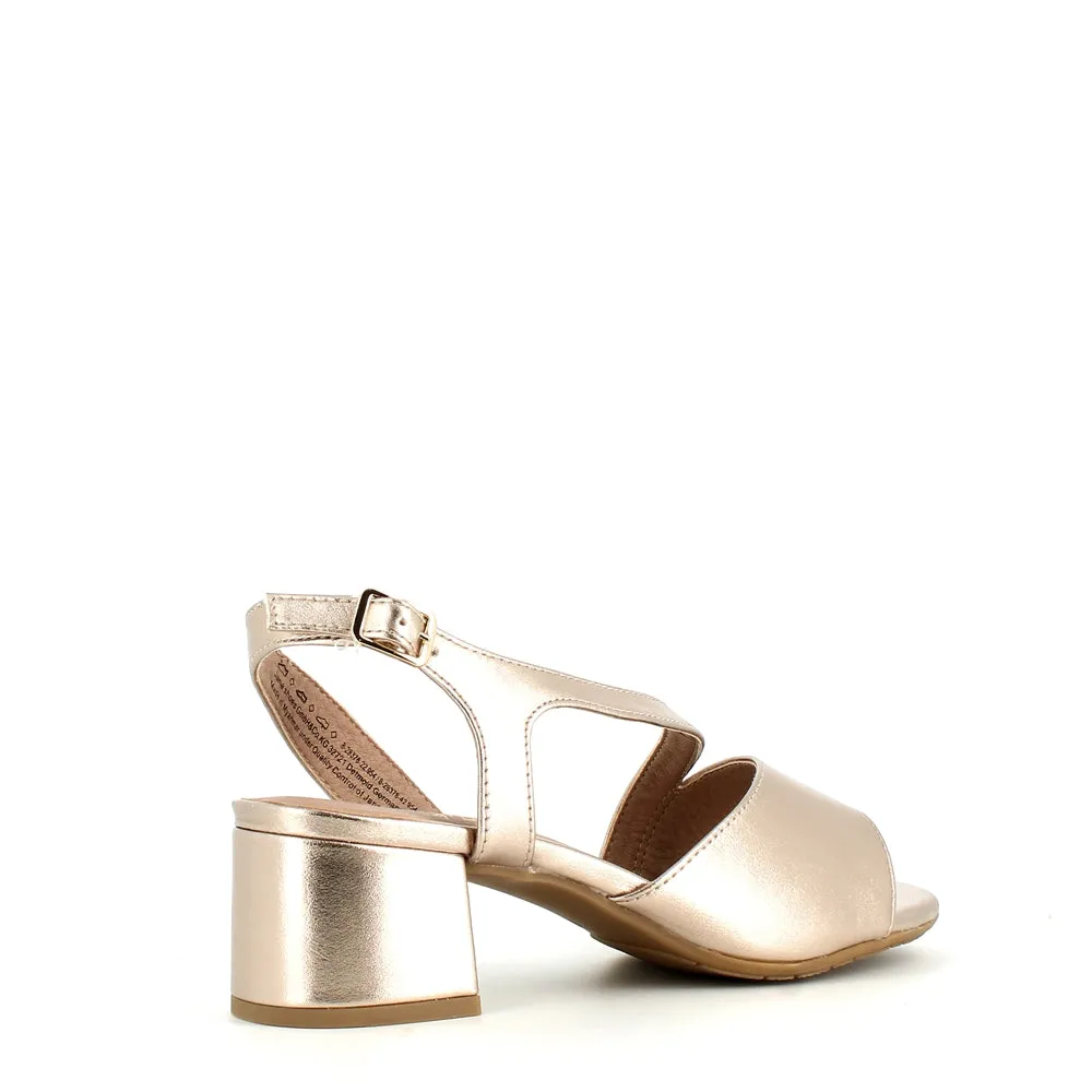 Jana Strappy Sandal Champagne