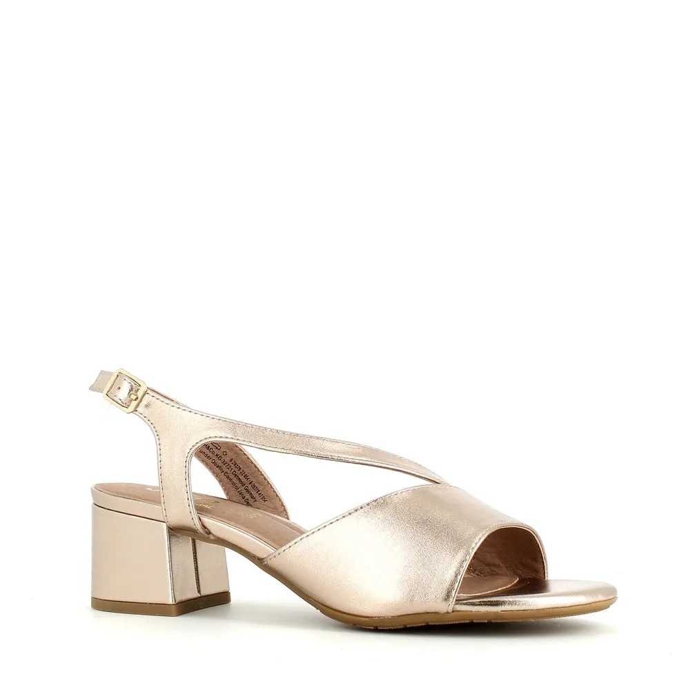 Jana Strappy Sandal Champagne