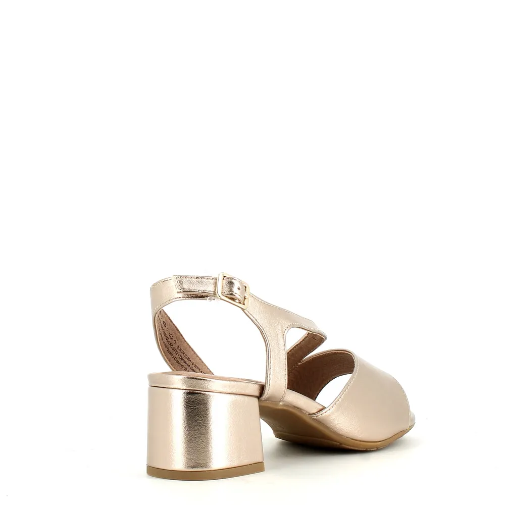 Jana Strappy Sandal Champagne