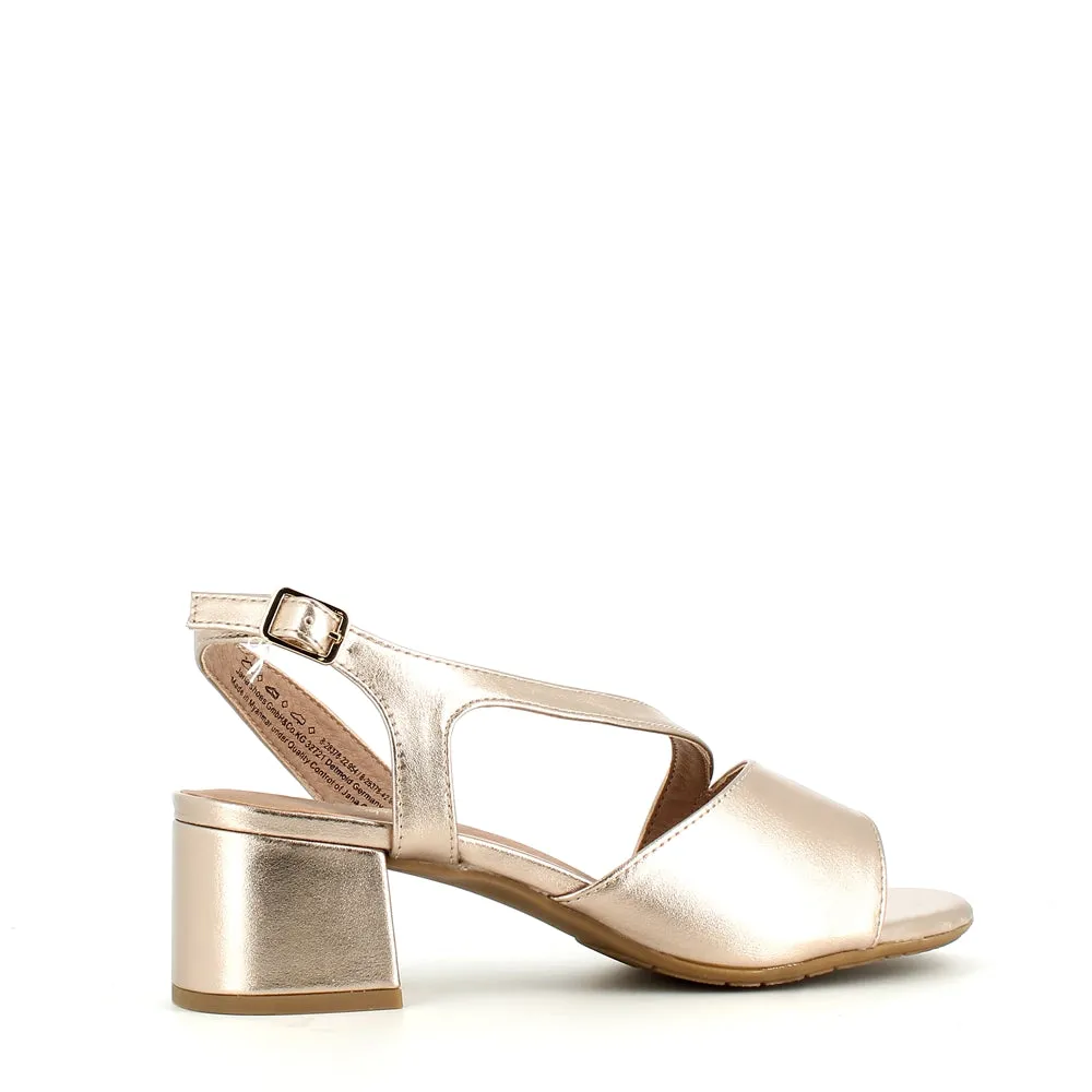 Jana Strappy Sandal Champagne