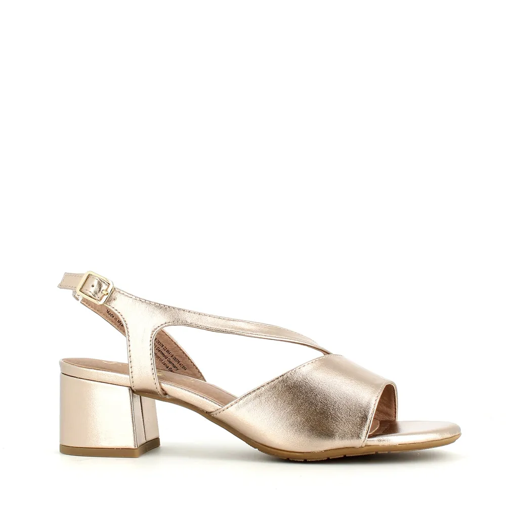 Jana Strappy Sandal Champagne