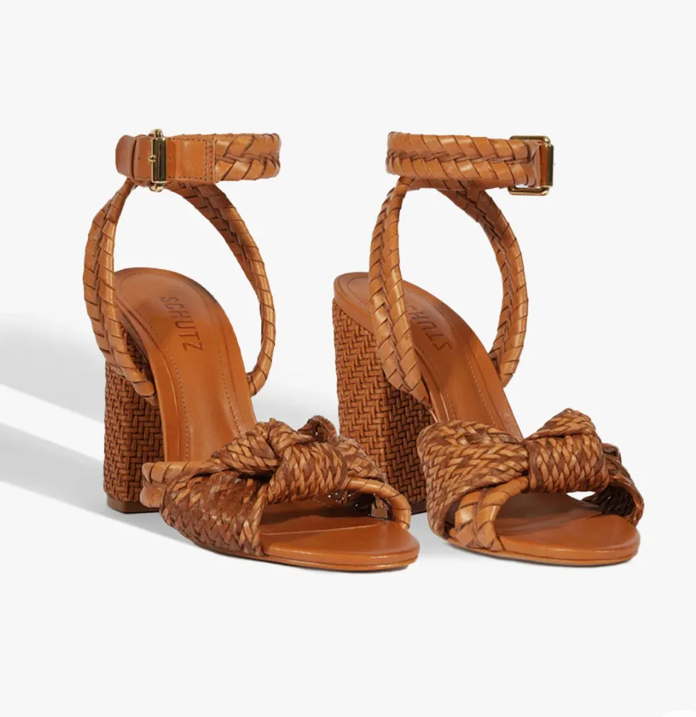 Khari Woven Heel - Brown