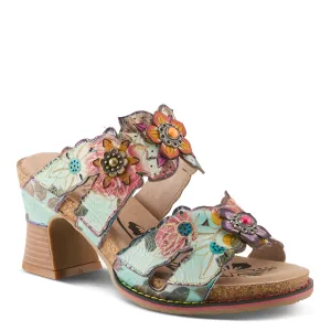 L'Artiste Radiating Platform Sandals Slides