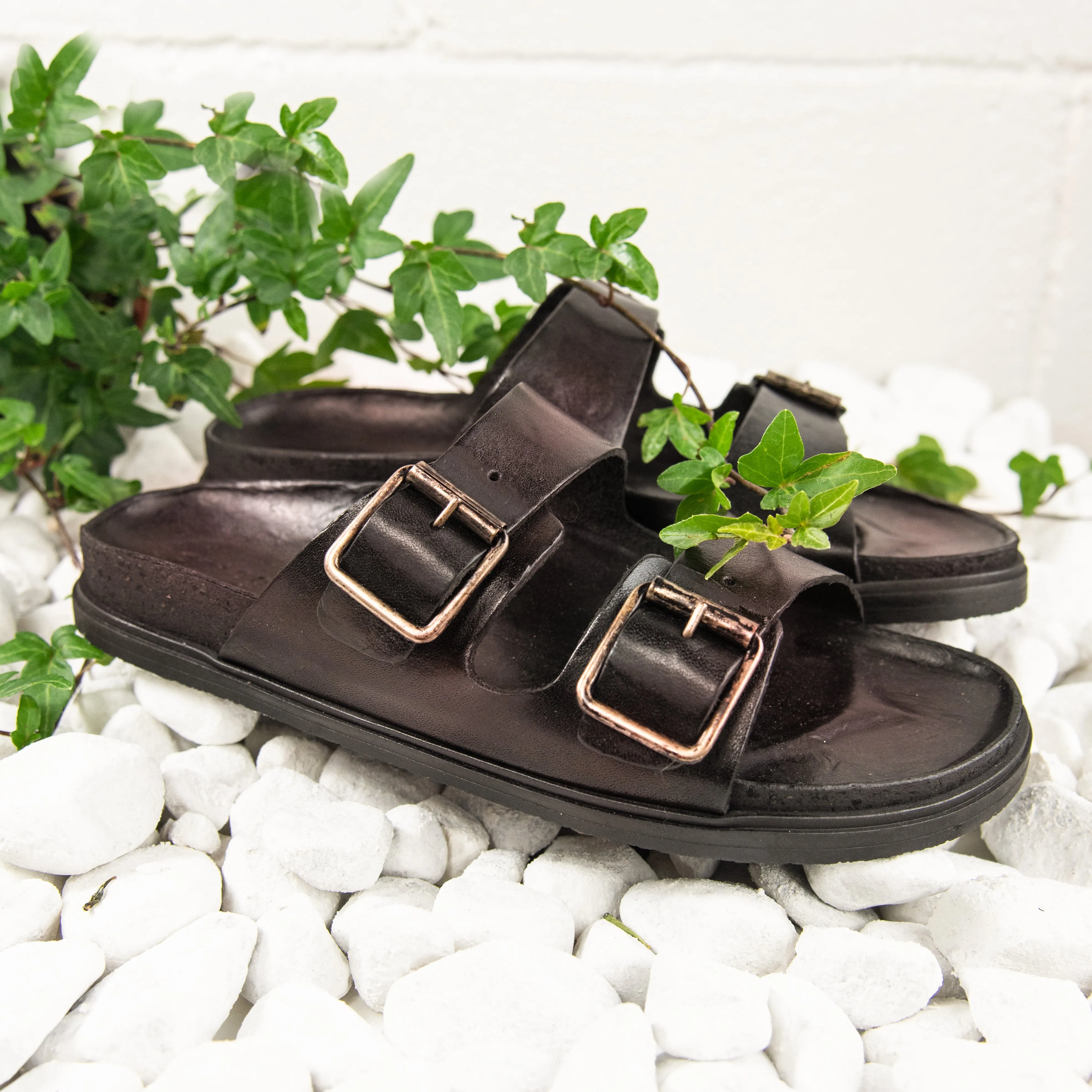 LILY TDM BUCKLE SANDALS