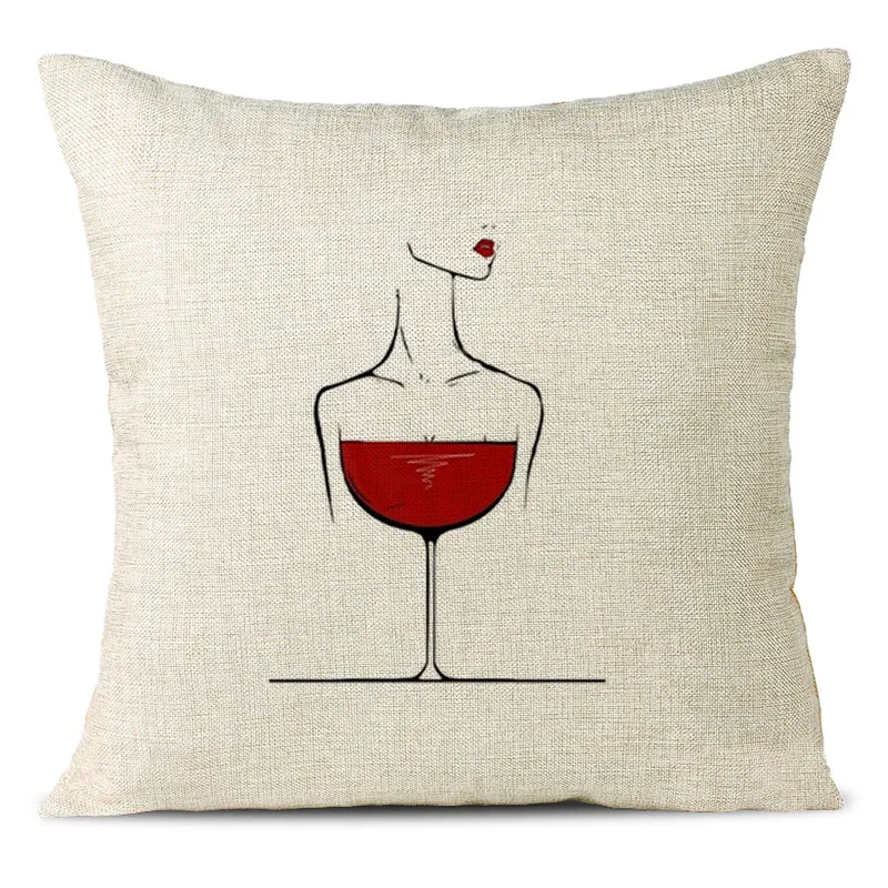 Lines Art Linen Pillowcase