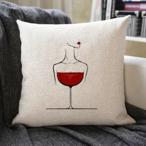 Lines Art Linen Pillowcase