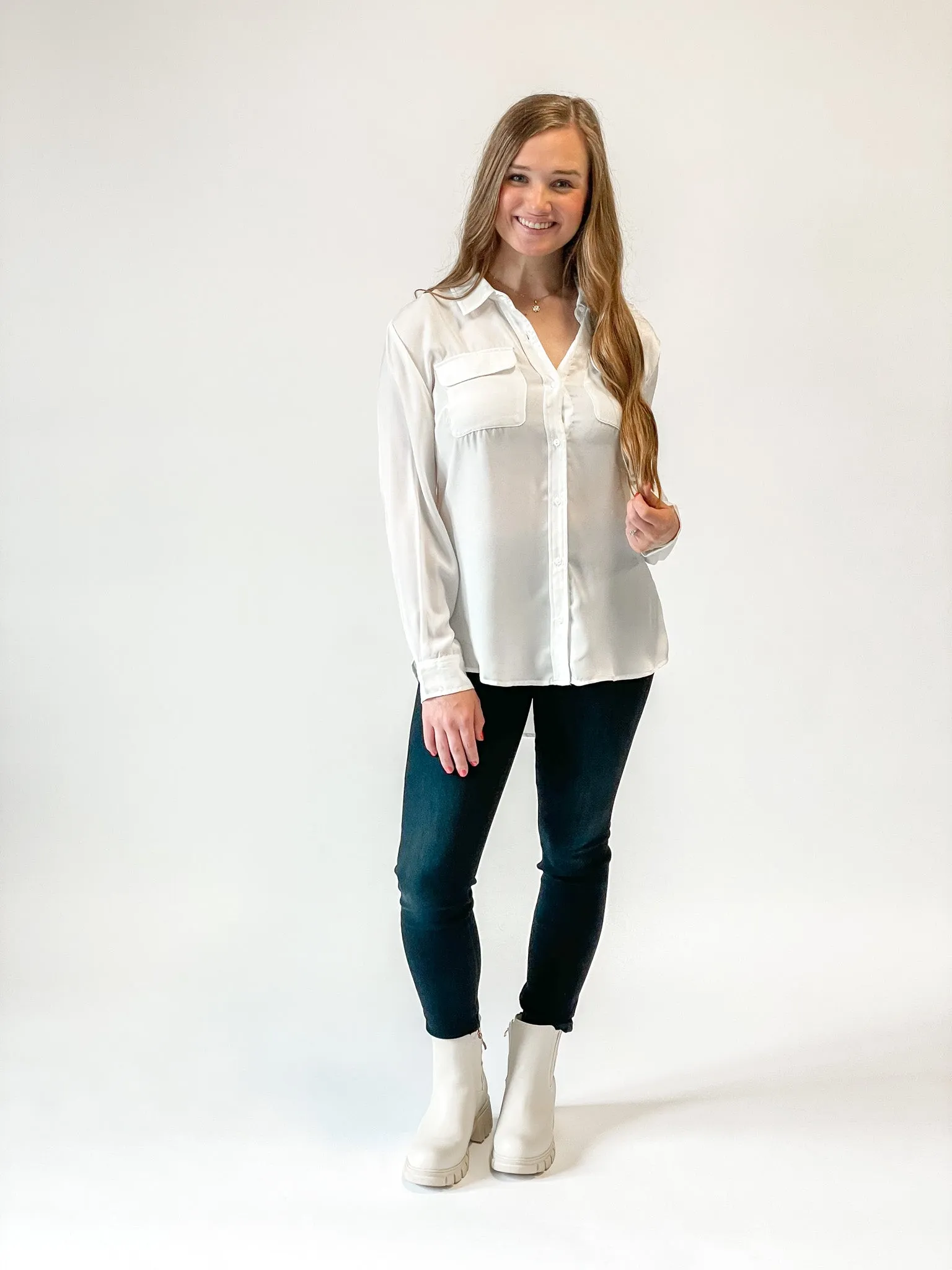 Liverpool Flap Pocket Button Up