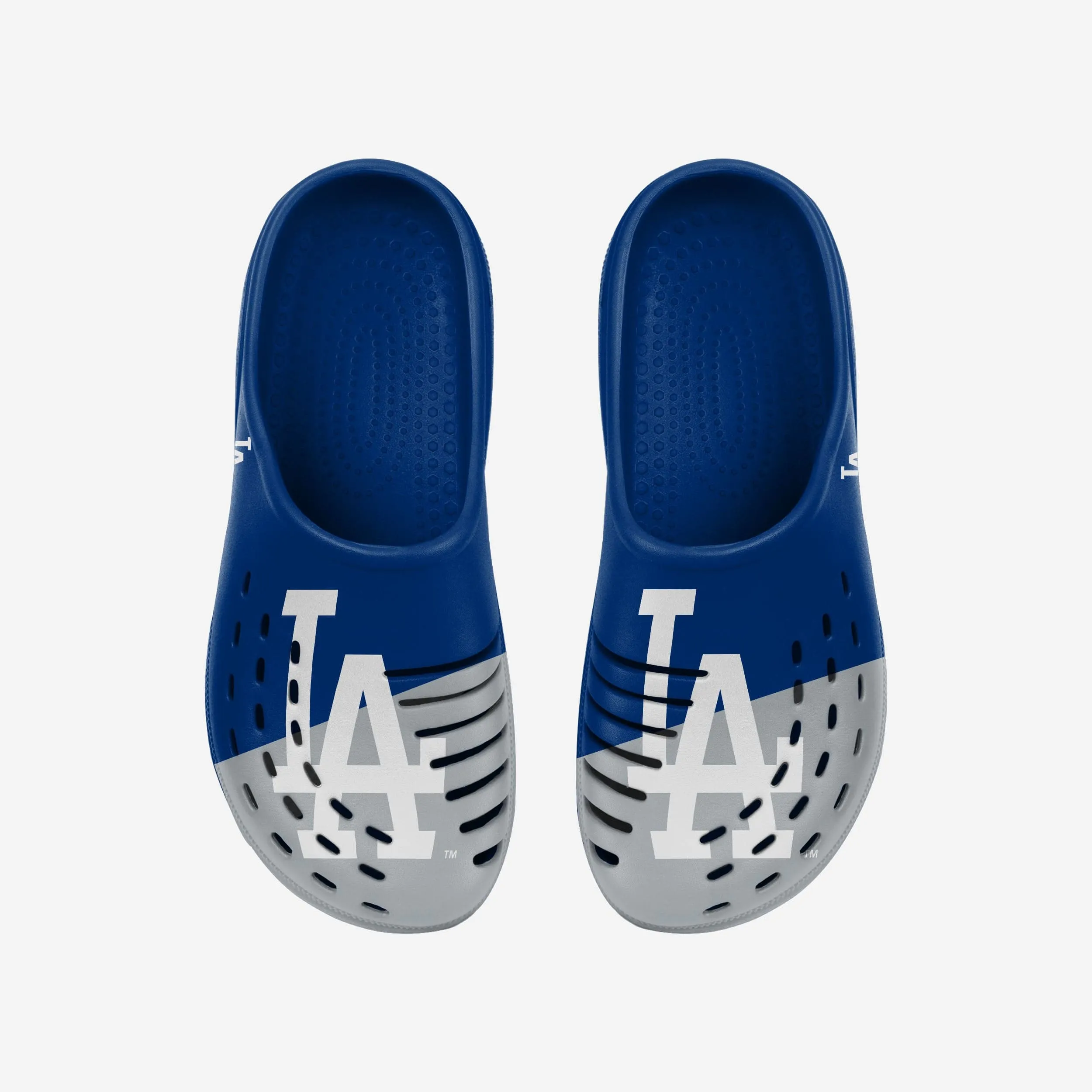 Los Angeles Dodgers Mens Colorblock Big Logo Clog