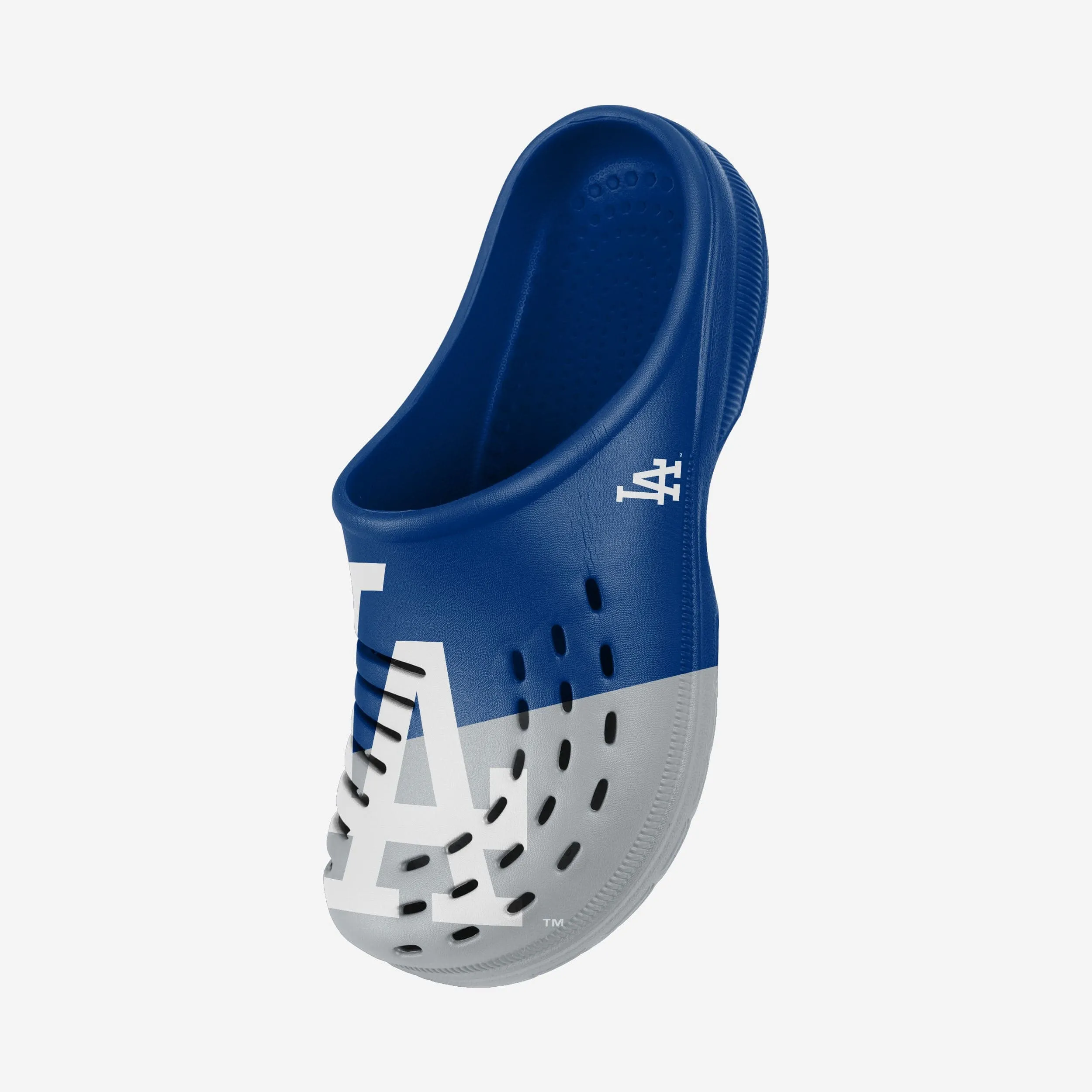 Los Angeles Dodgers Mens Colorblock Big Logo Clog