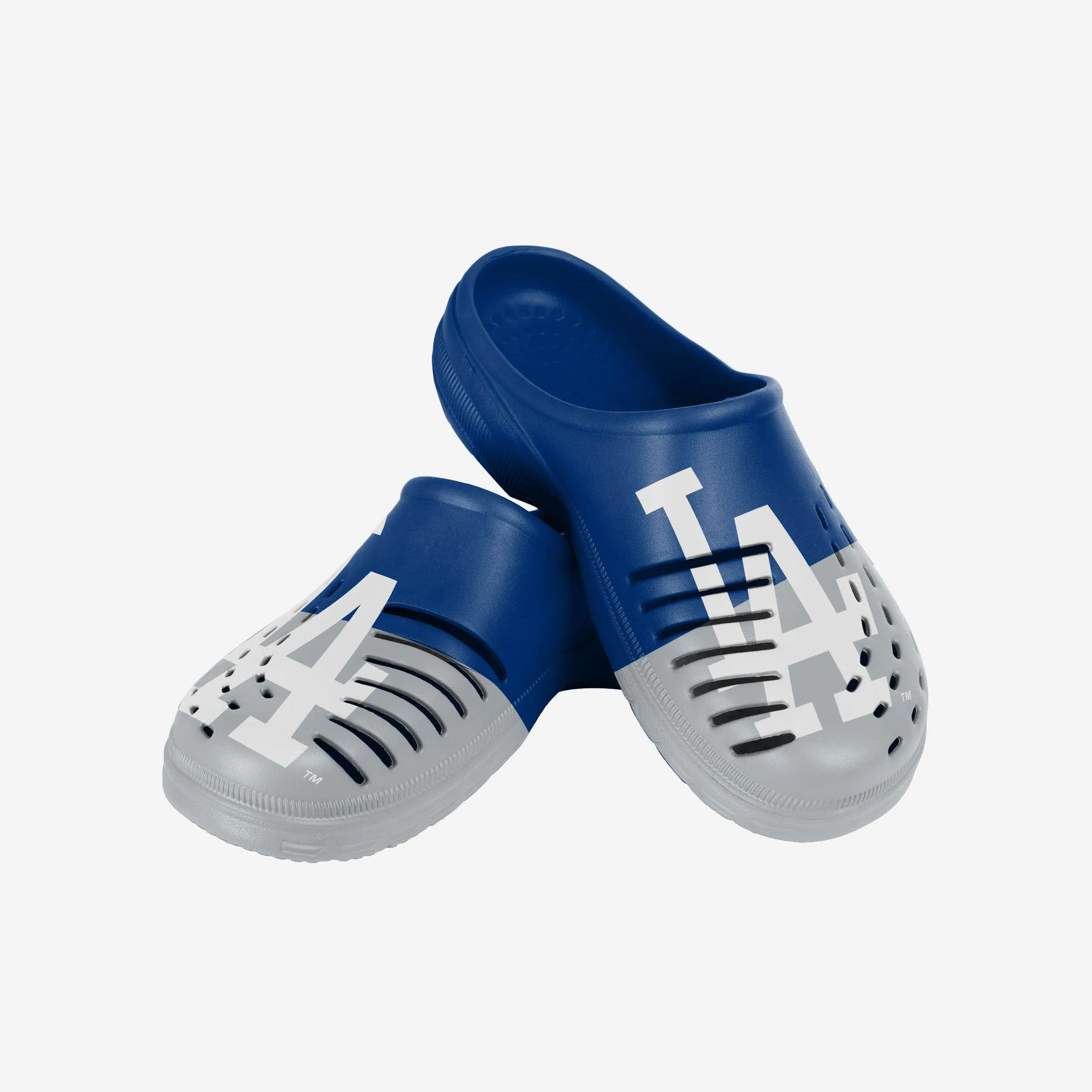 Los Angeles Dodgers Mens Colorblock Big Logo Clog