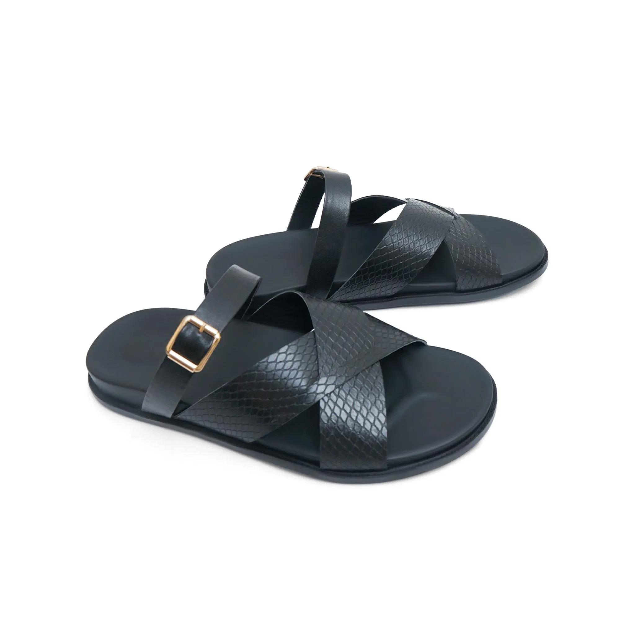 LS Pure Leather Handmade Vintage Chappal LS-6200