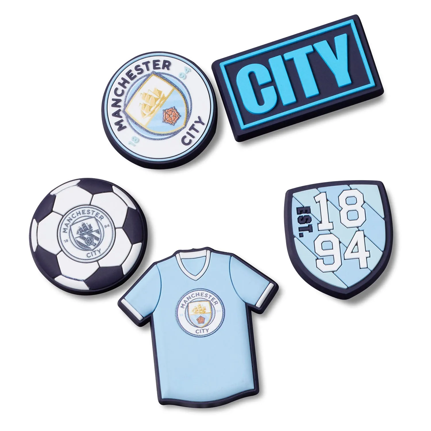Manchester City 5 Pack Jibbitz