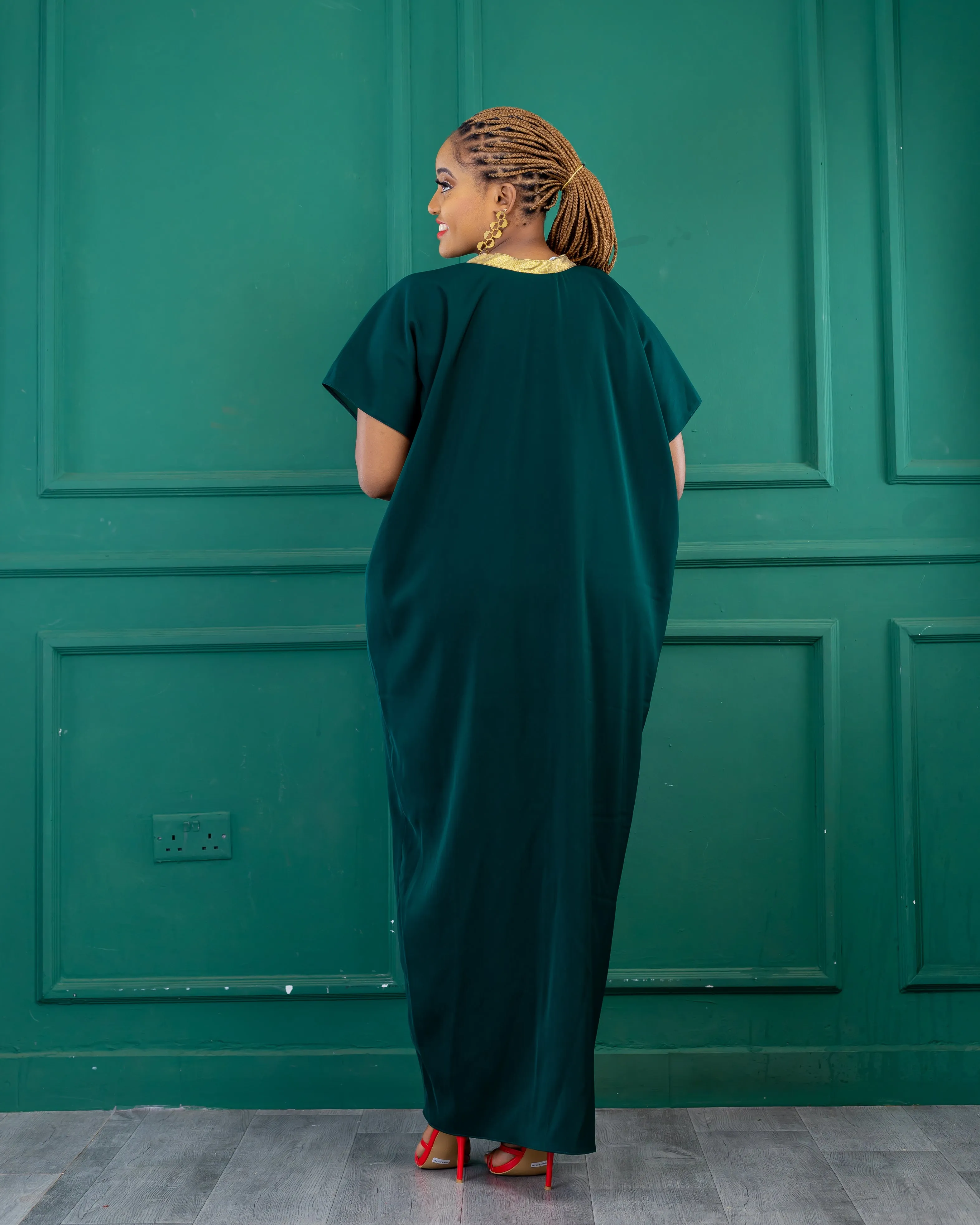 Matisi Arabic Dress - Emerald Green