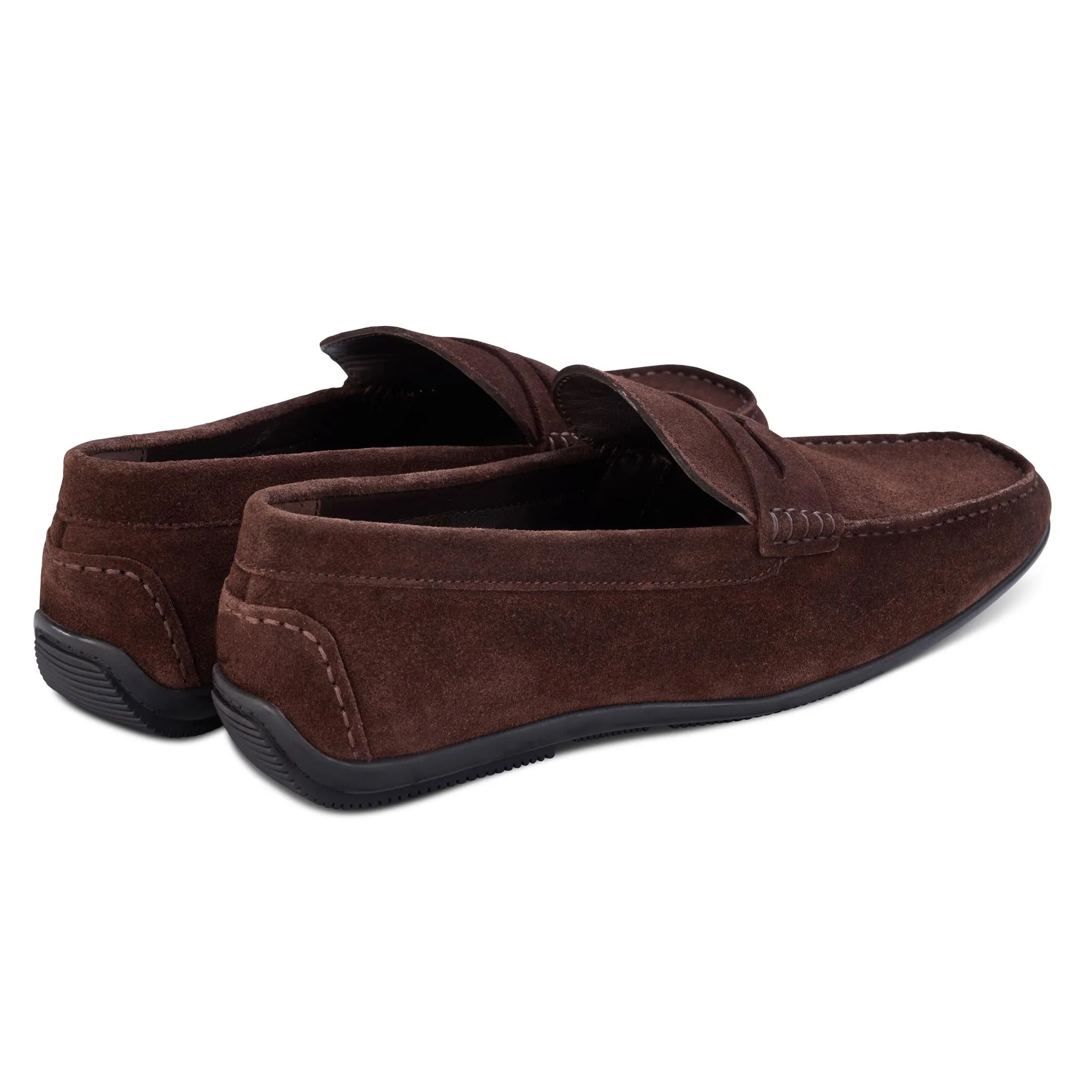 McQueen Brown Driving Moccasins