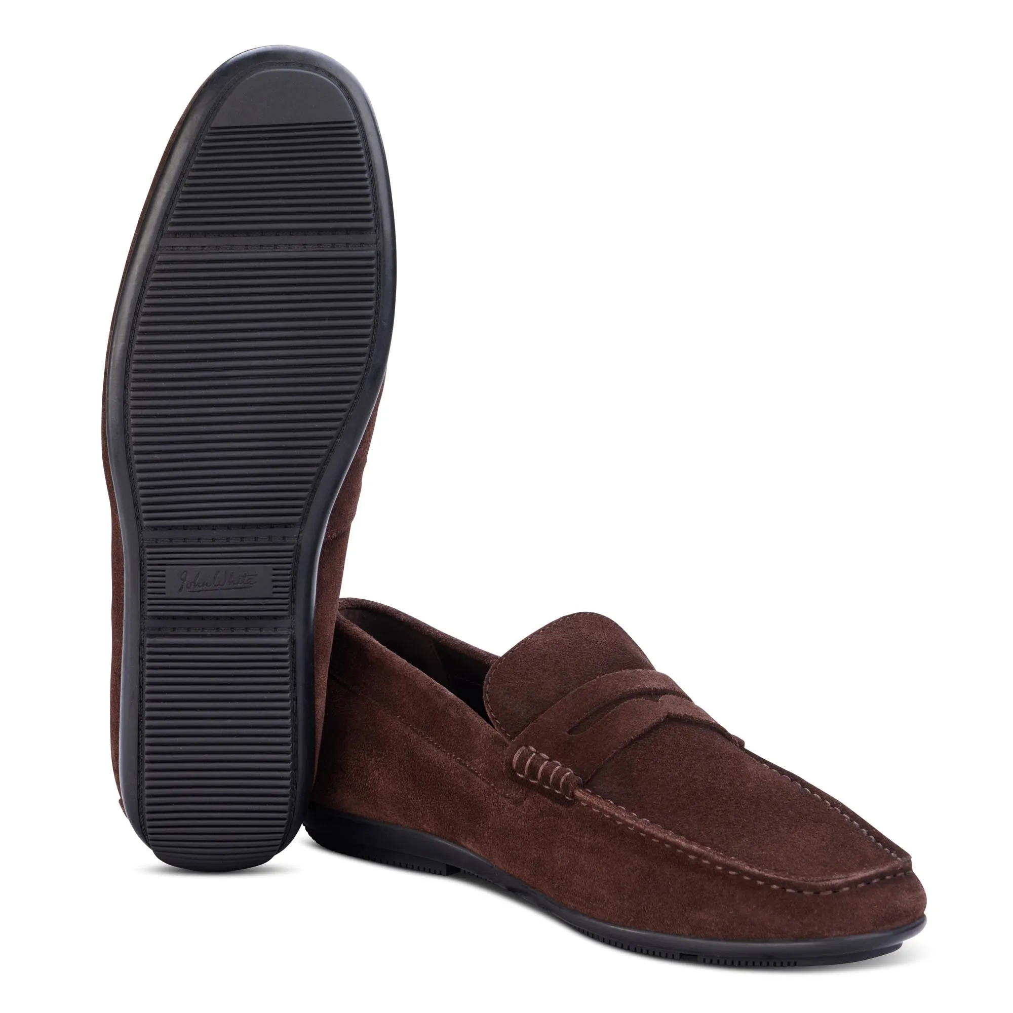 McQueen Brown Driving Moccasins