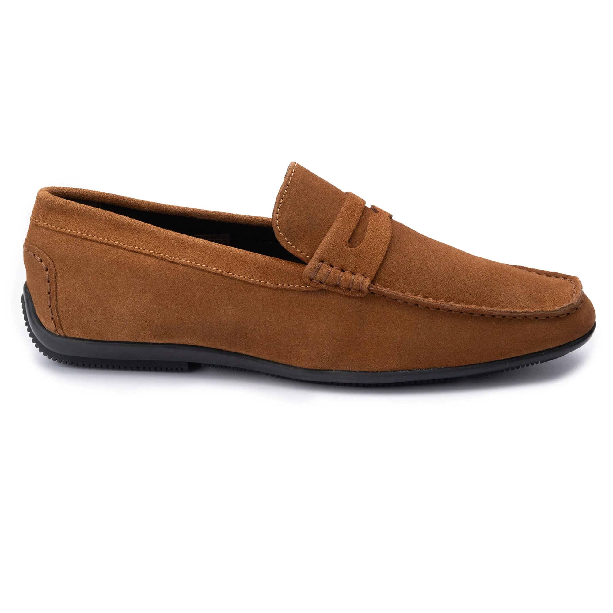 McQueen Cognac Driving Moccasins