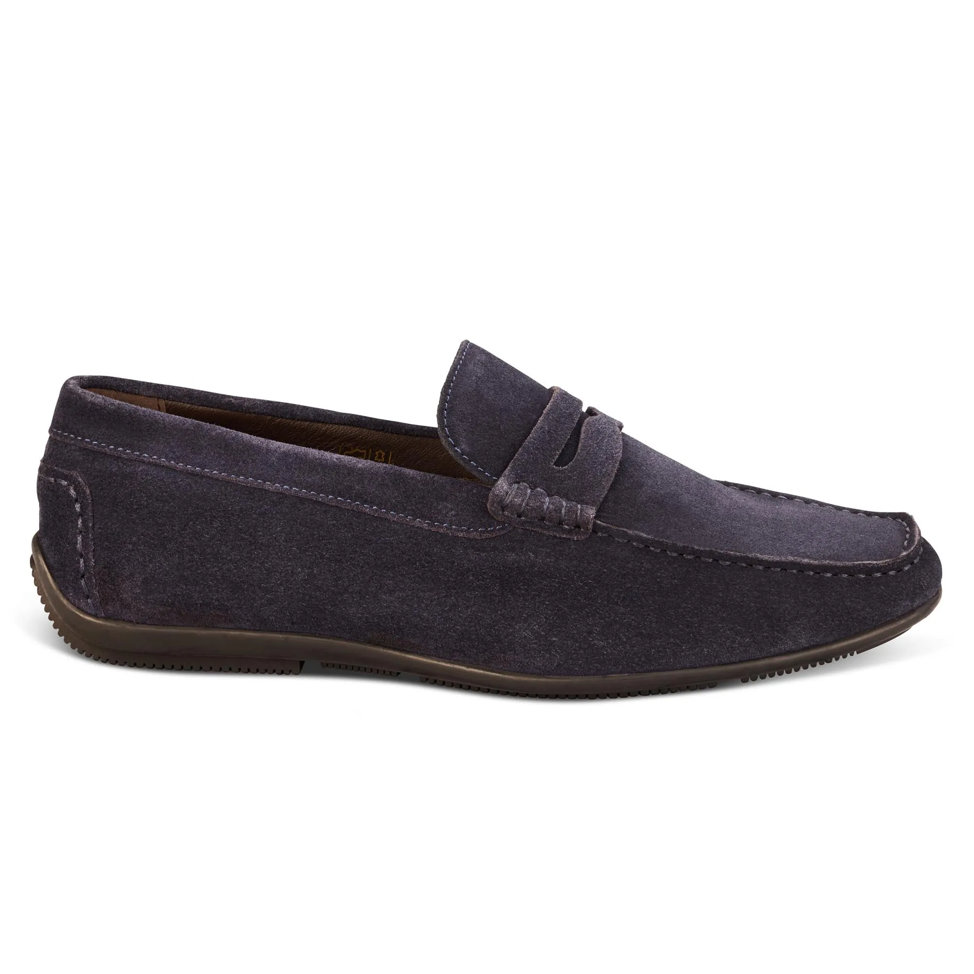 McQueen Navy Driving Moccasins
