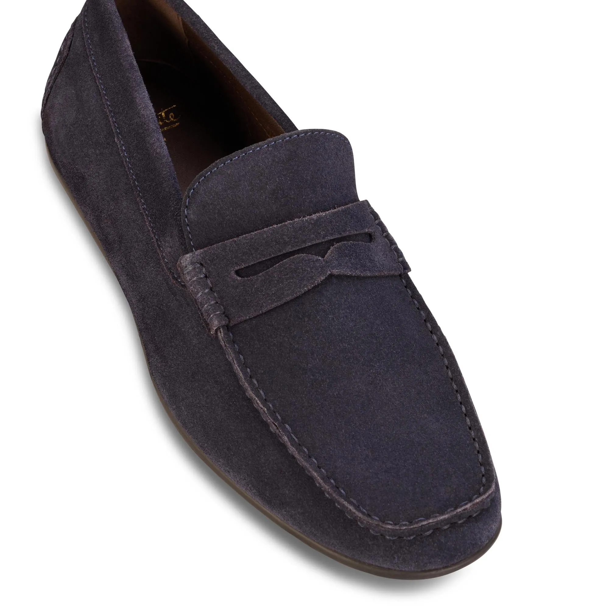 McQueen Navy Driving Moccasins