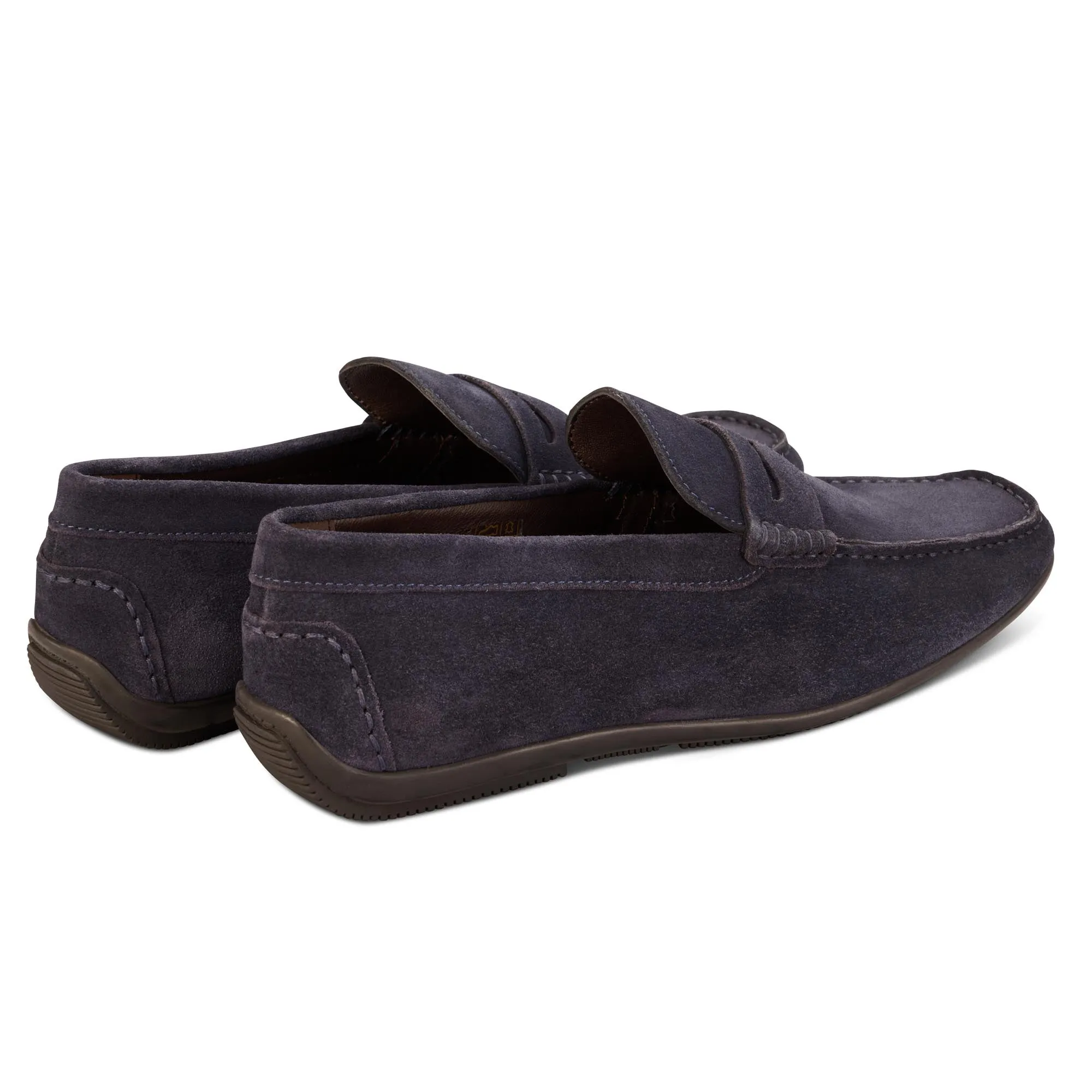 McQueen Navy Driving Moccasins