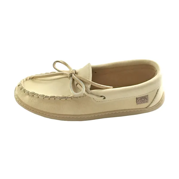 Men's Caribou Hide Leather Moccasin Shoes