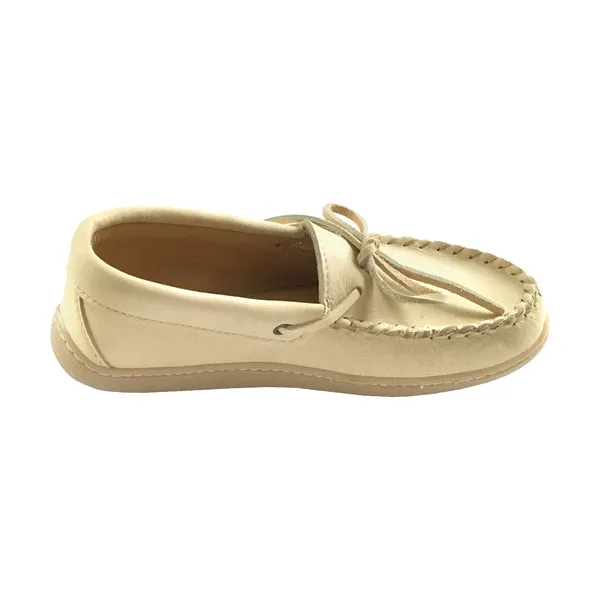 Men's Caribou Hide Leather Moccasin Shoes