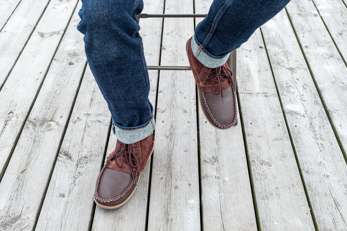 Men's Mohican Lined Ankle Moccasin Boots