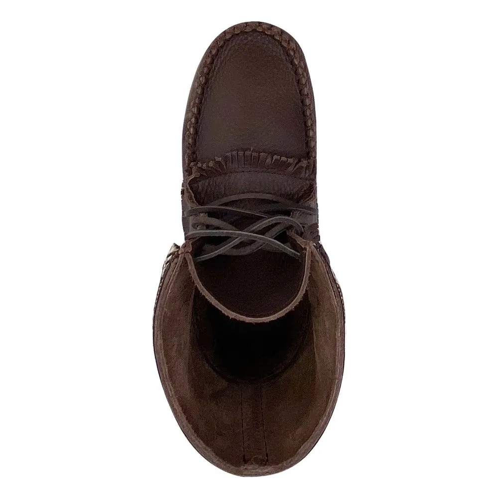 Men's Moose Hide Leather Moccasin Boots