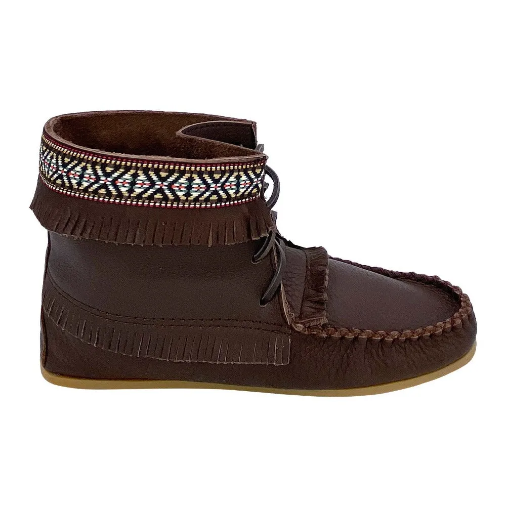 Men's Moose Hide Leather Moccasin Boots