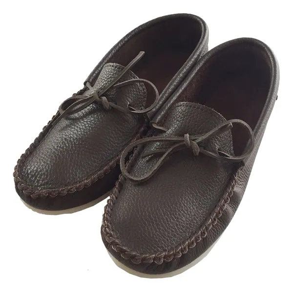 Men's Moose Hide Leather Moccasin Shoes