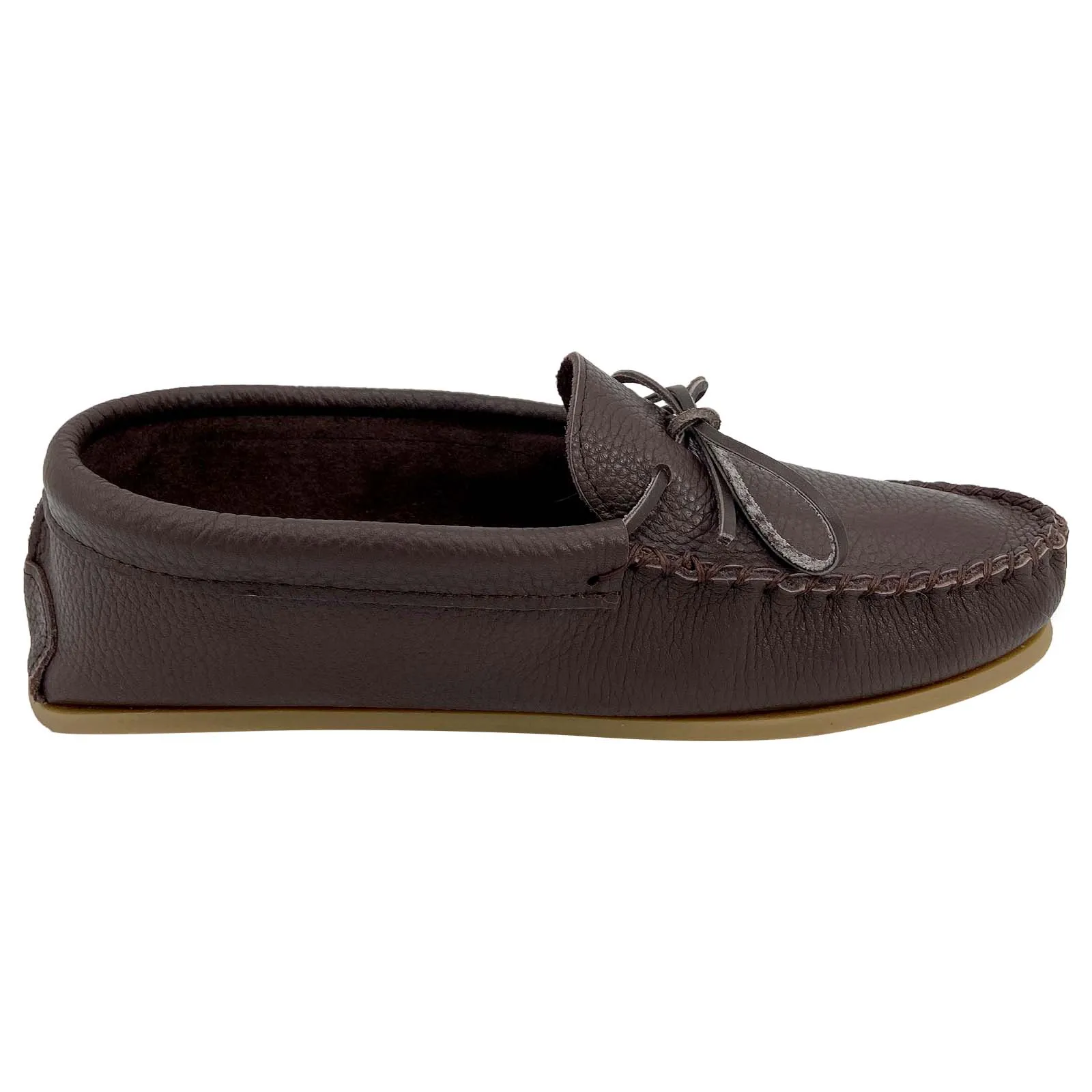 Men's Moose Hide Leather Moccasin Shoes
