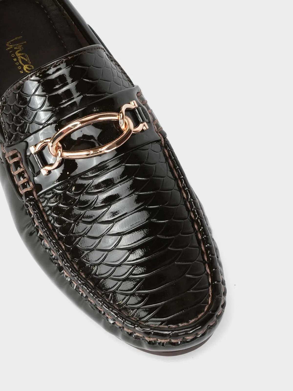 Mens "BRONYA" Buckled Stylish Mocassins