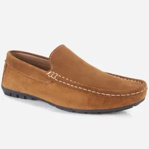 Mens "JAGUAR" Leather Winter Moccasins