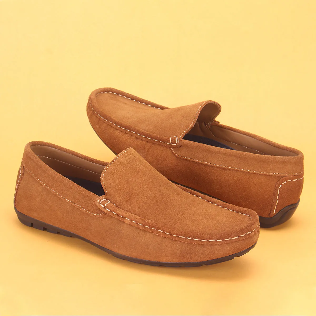 Mens "JAGUAR" Leather Winter Moccasins