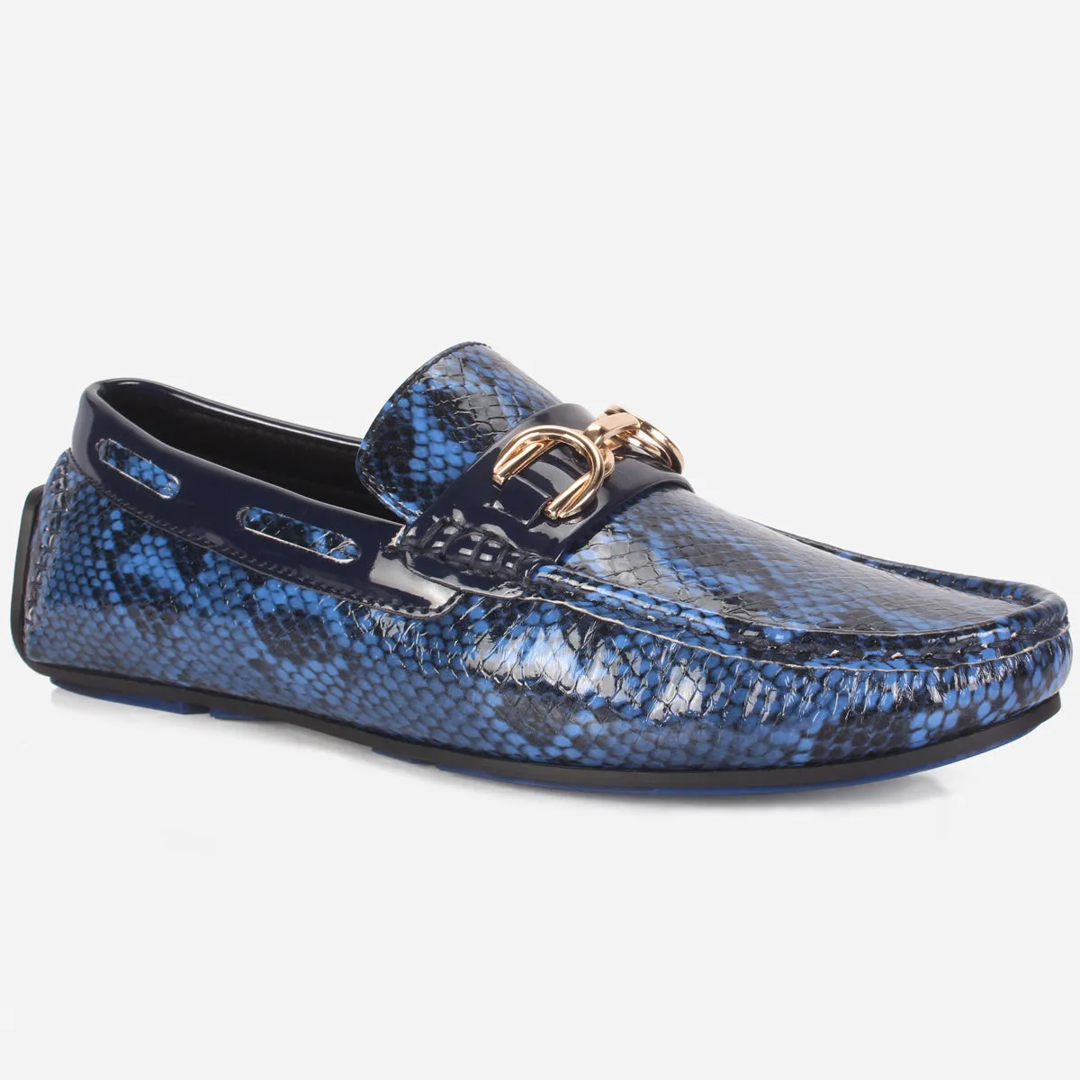Mens "MARTIN" Textured Slide-in Loafers Shoes