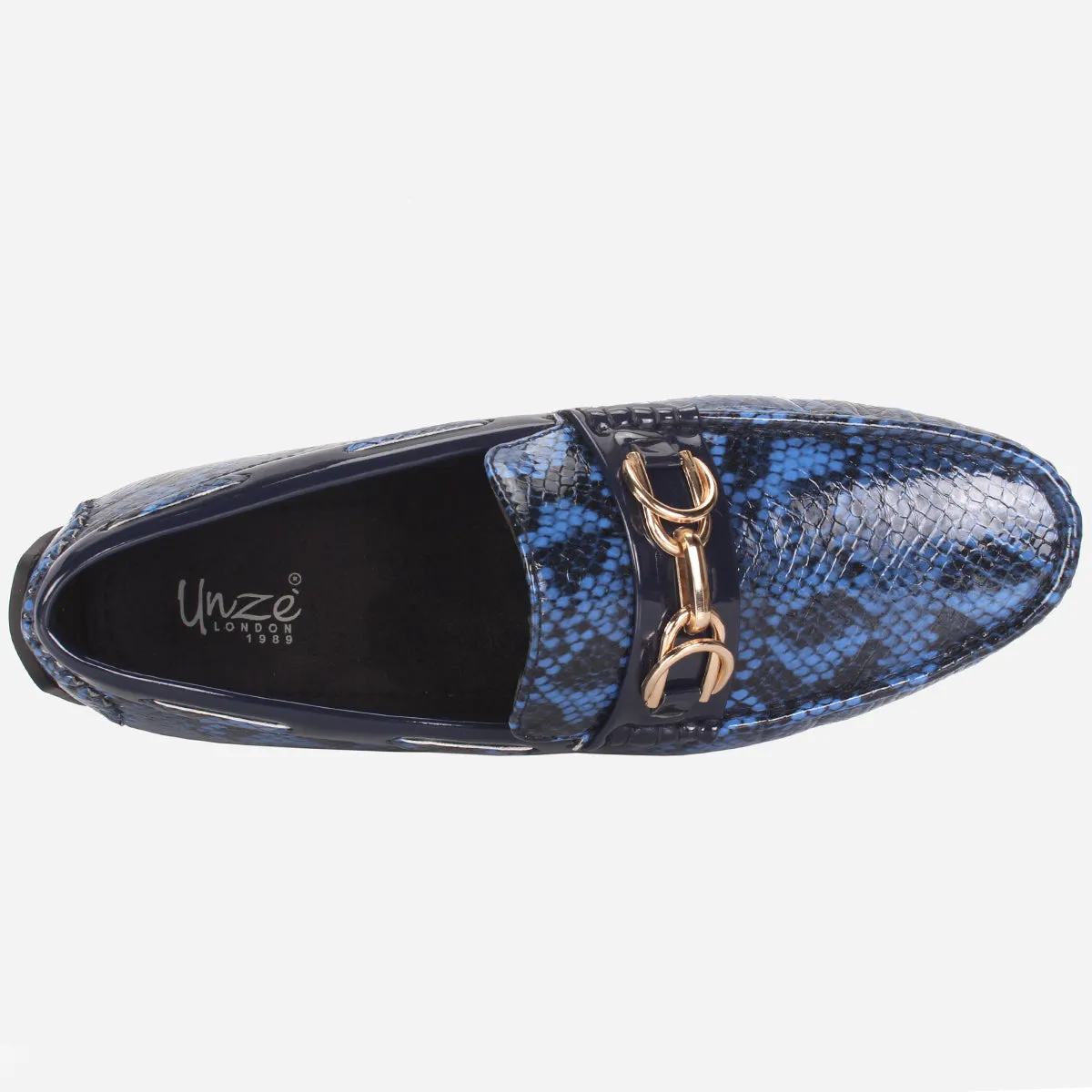 Mens "MARTIN" Textured Slide-in Loafers Shoes
