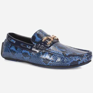 Mens "MARTIN" Textured Slide-in Loafers Shoes