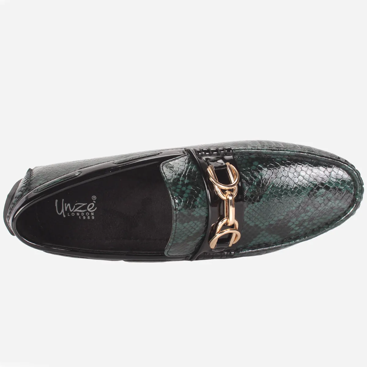 Mens "MARTIN" Textured Slide-in Loafers Shoes