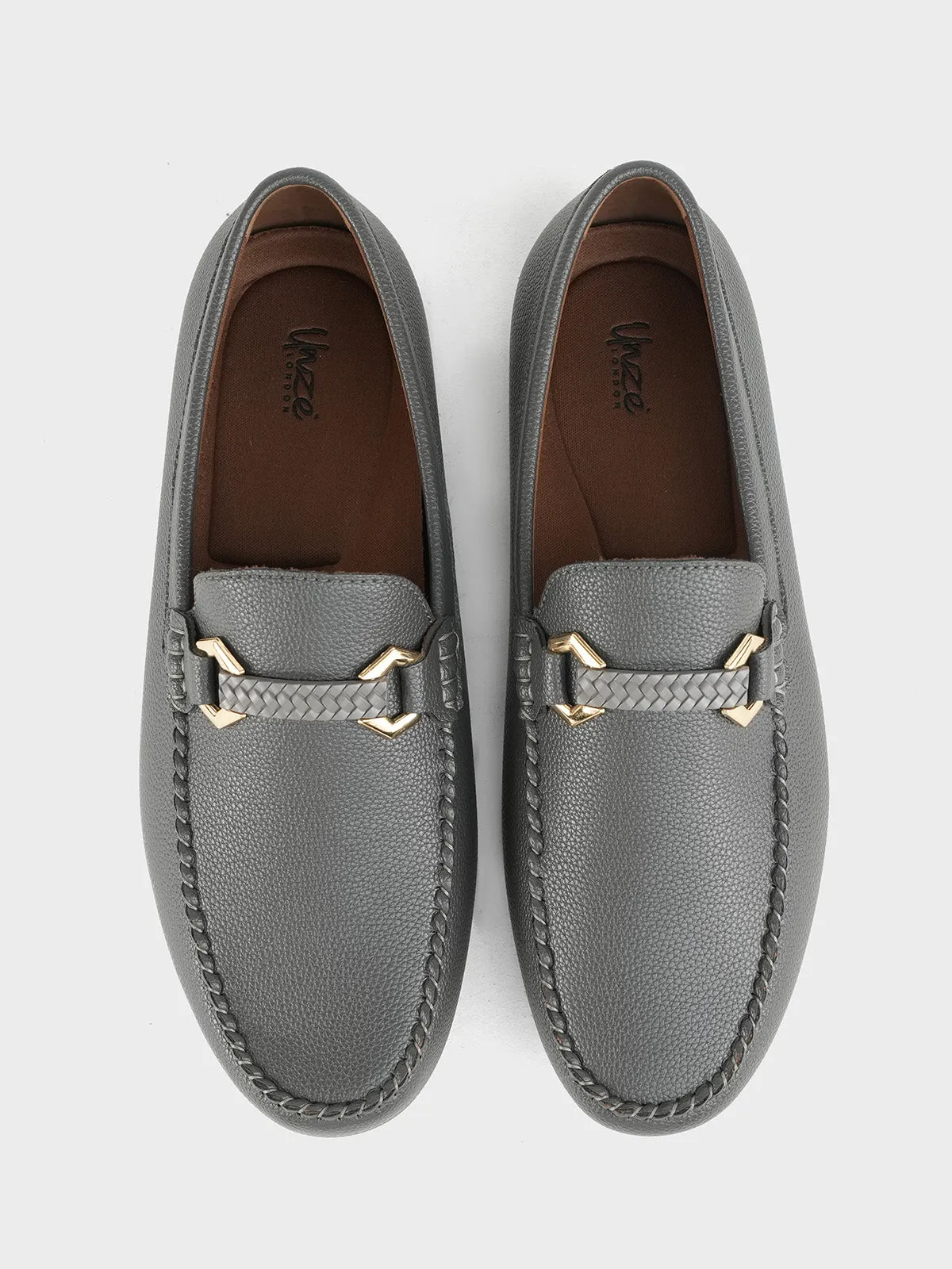 Mens "RAQAL" Comfy Moccasin Shoes