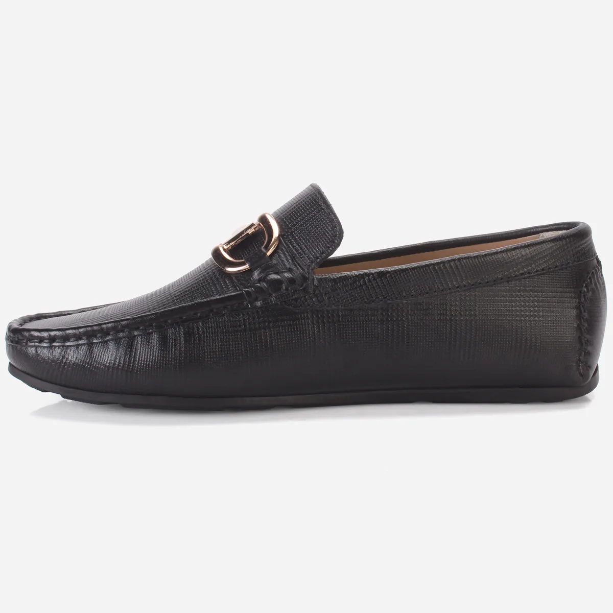 Men's "VERIX" Leather Buckled Moccasins Shoes