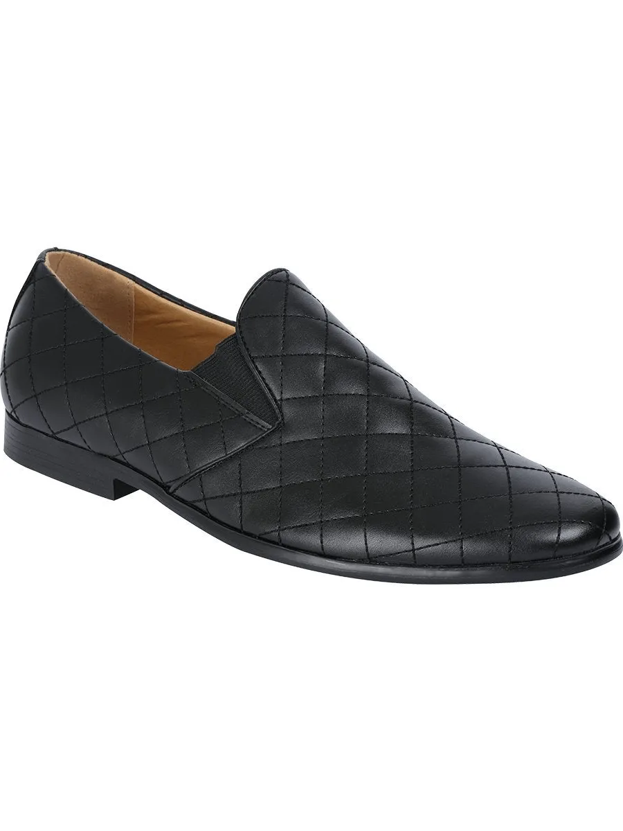 Men's Shoes PU Synthetic Casual Moccasins 'El General' Black Color 41275