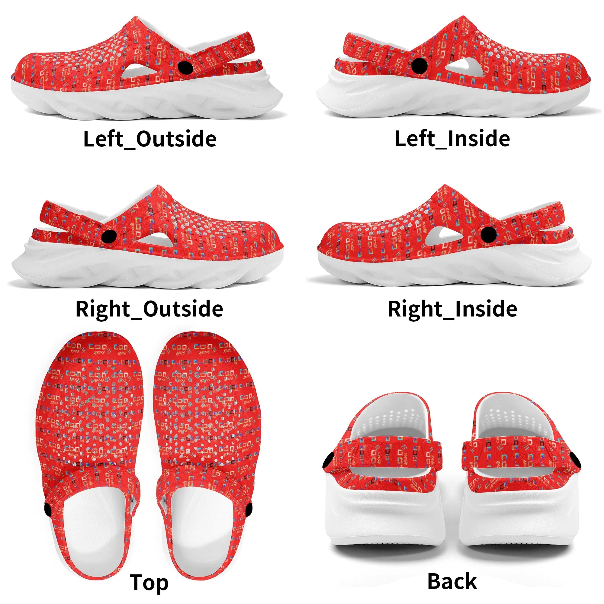 Mens Summer Hollow Out Clogs