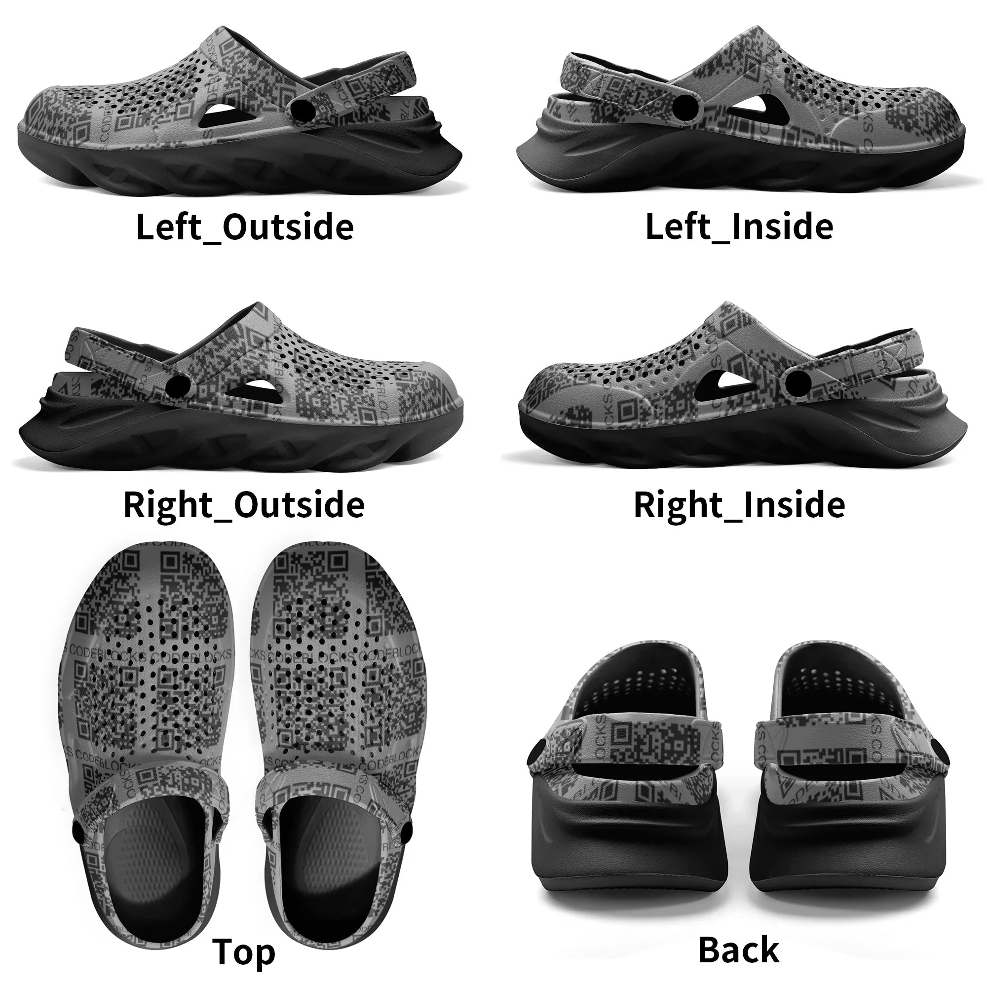 Mens Summer Hollow Out Clogs