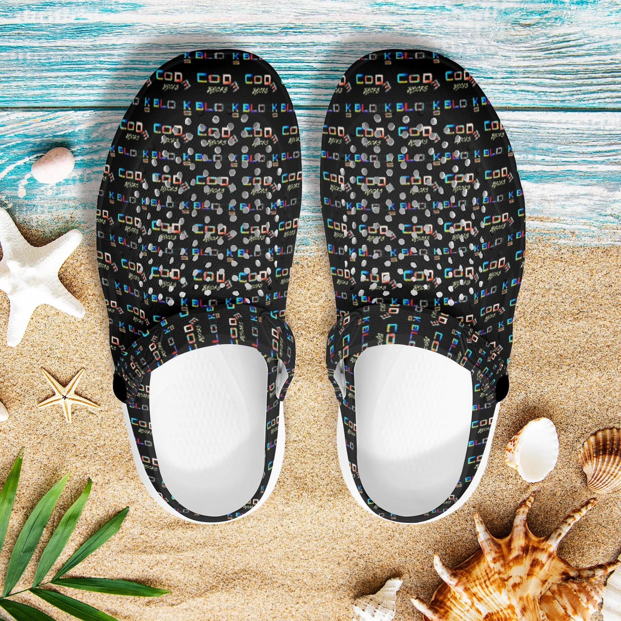 Mens Summer Hollow Out Clogs