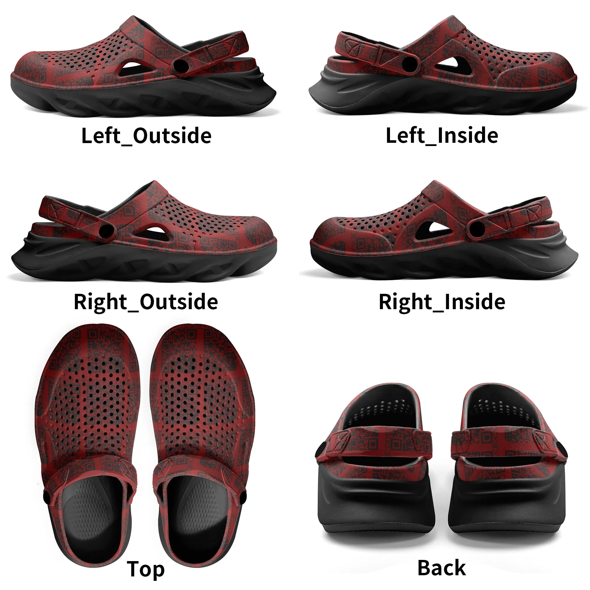 Mens Summer Hollow Out Clogs