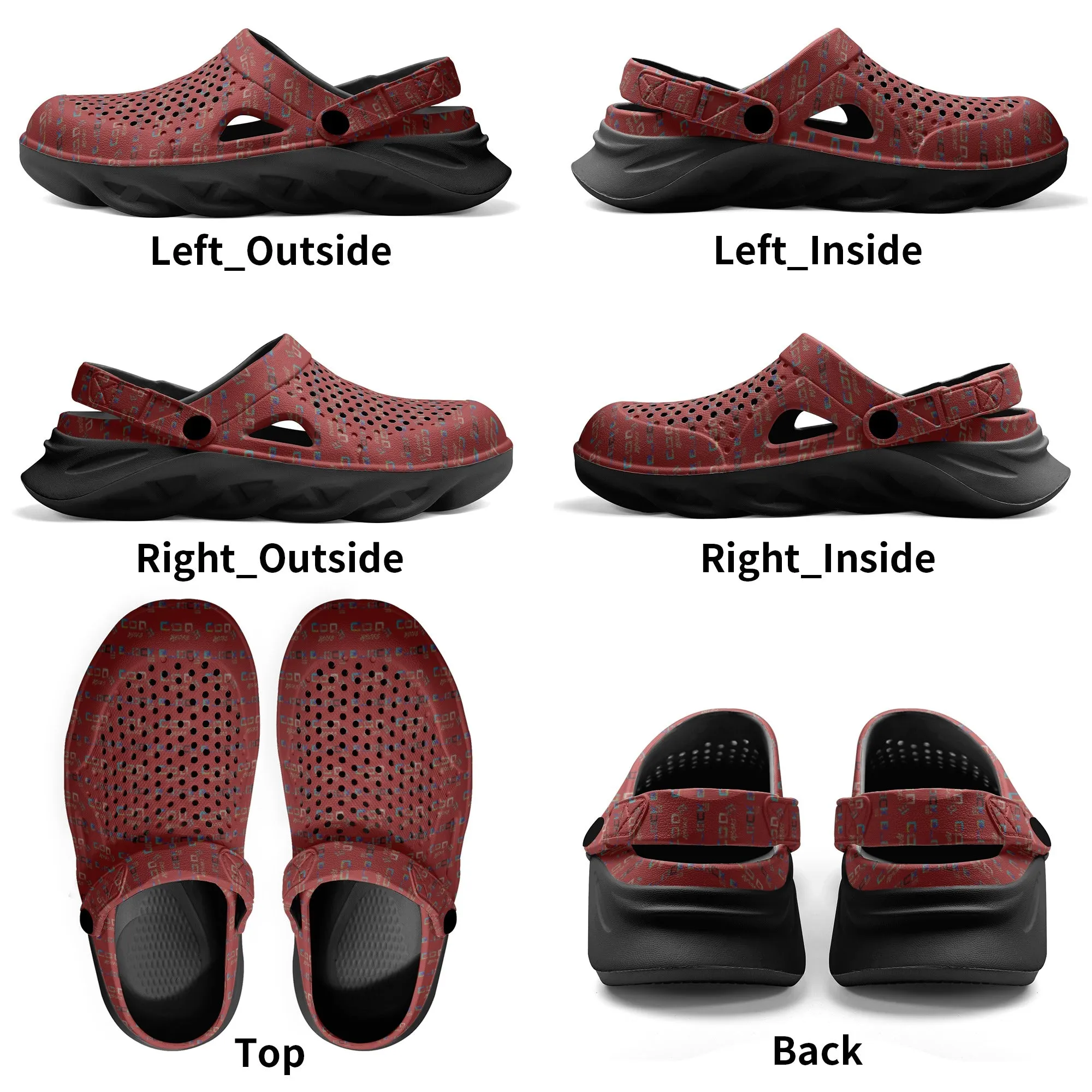 Mens Summer Hollow Out Clogs
