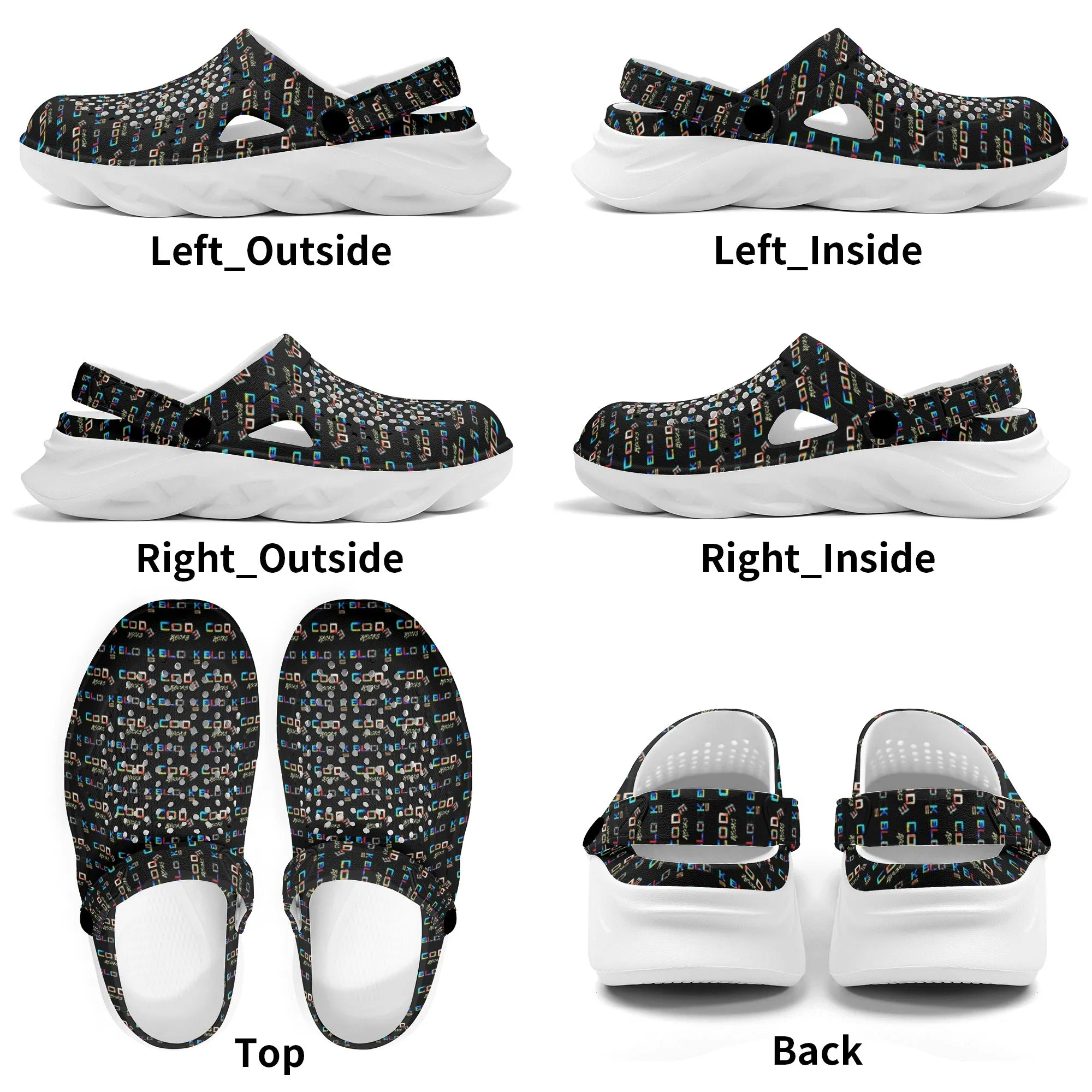 Mens Summer Hollow Out Clogs